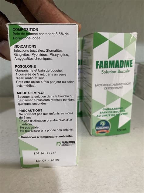 farmadine solution.